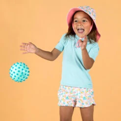 T-shirt Anti UV Bébé Manches Courtes Bleu Clair -Surf Promotion Boutique t shirt anti uv bebe manches courtes bleu clair 8