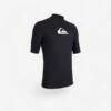 Quiksilver Tee Shirt Anti UV Homme Manches Courtes Surf Noir -Surf Promotion Boutique tee shirt anti uv homme manches courtes surf noir