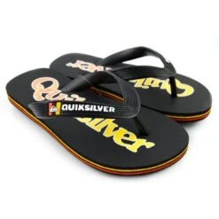 Tongs Noir/Orange Enfant Quiksilver Molokai Fineline -Surf Promotion Boutique tongs noirorange enfant quiksilver molokai fineline 3