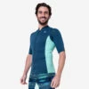 Top Anti UV Manches Courtes Homme Néoprène 1 Mm - Bleu -Surf Promotion Boutique top anti uv manches courtes homme neoprene 1 mm bleu