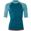 Top Néoprène 100 Manches Courtes Homme Turquoise -Surf Promotion Boutique top neoprene 100 manches courtes homme turquoise