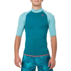 Top Néoprène 100 Manches Courtes Homme Turquoise 9 Top Néoprène 100 Manches Courtes Homme Turquoise -Surf Promotion Boutique top neoprene 100 manches courtes homme turquoise 2