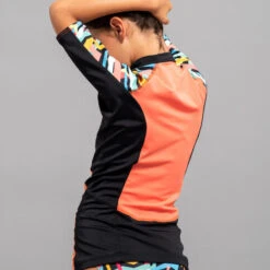 Top Solaire Fille Manche Courte Quartz Rose -Surf Promotion Boutique top solaire fille manche courte quartz rose 4