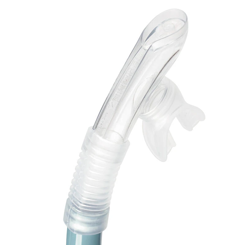 Tuba Plongée Avec Soupape - 100 Vert Clair 5 Tuba Plongée Avec Soupape - 100 Vert Clair – Image 3